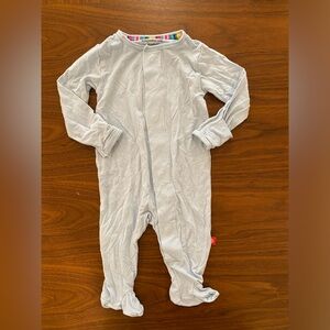 Magnetic Me Soft Blue Kids Footie Size 0-3 months